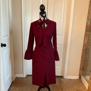 Eva Mendes Skirt & Blouse